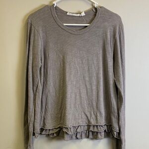 Wilt Light Gray Long Sleeve Women's Top